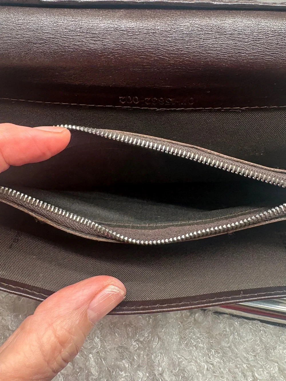 Fendi Zucca FF Canvas Zip-Around Wallet
